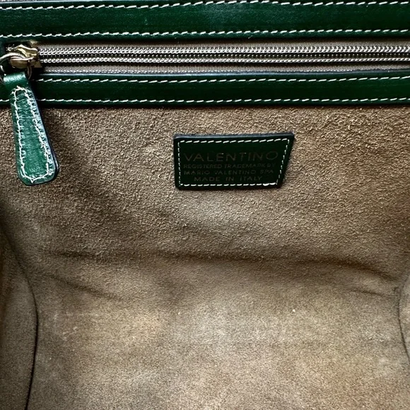 Valentino Dark Green Leather and suede Bag-brand new no tag - Picture 3 of 16